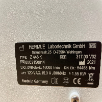 Hermle Z 446 K Refrigerated High-Capacity Centrifuge image 2